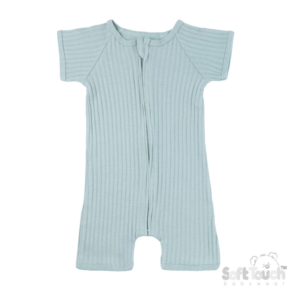 JS4600-SG: Sage Green Ribbed Jumpsuit (0-3 Months) JS4600-SG: Sage Green Ribbed Jumpsuit (0-3 Months)